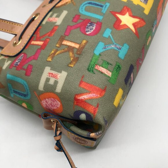 Dooney & Bourke Green Pebbled Grain leather Doodle Shoulder Bag - Picture 9 of 11